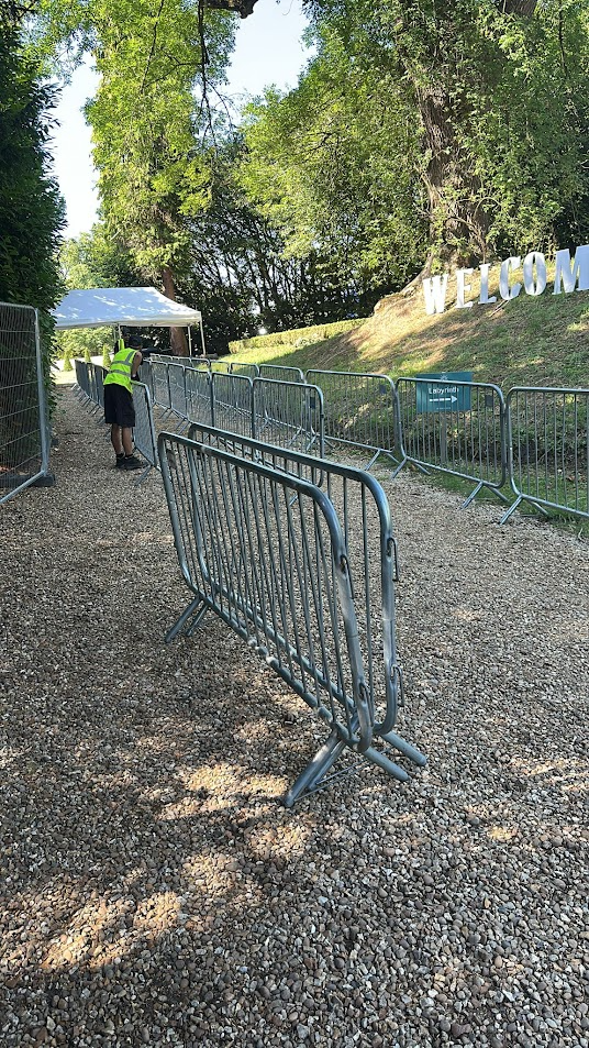 Festival Site Crew Pedestrian Barrier